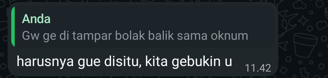 Punya temen akhlakless anj.