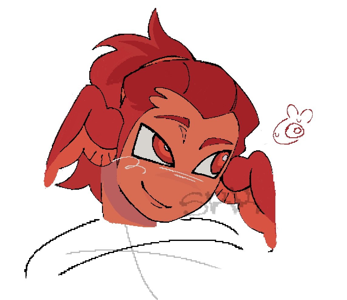 SrkSeppy's tweet image. Uuhhm doodle of @sleeepybacon s OC #theredwingedangel ughghgmmm frothing at the mouth 😋😋