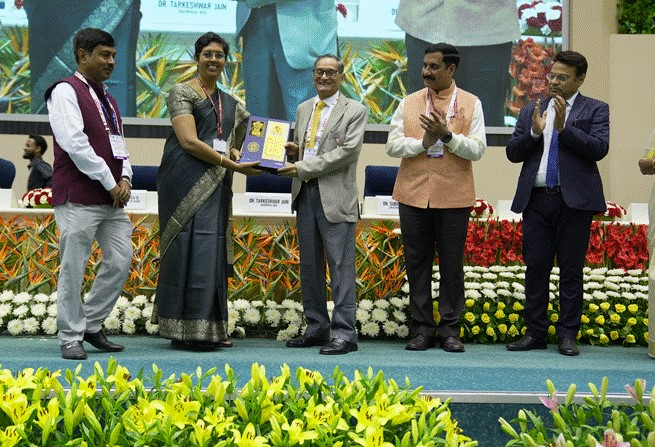 PIB_India's tweet photo. World Homoeopathy Day 2026 concluded in New Delhi with focus on sustainable healthcare 

Clinical evidence and innovation define World Homoeopathy Day 2026 deliberations

Ayush Ministry charts future roadmap for homoeopathy at national convention 

The ceremony also featured recognition of distinguished contributions to the field of #homoeopathy 

👉 Theme: Homoeopathy for Sustainable Health

Read here: https://t.co/YM2TZiE4QY 

#WorldHomoeopathyDay2026 @moayush