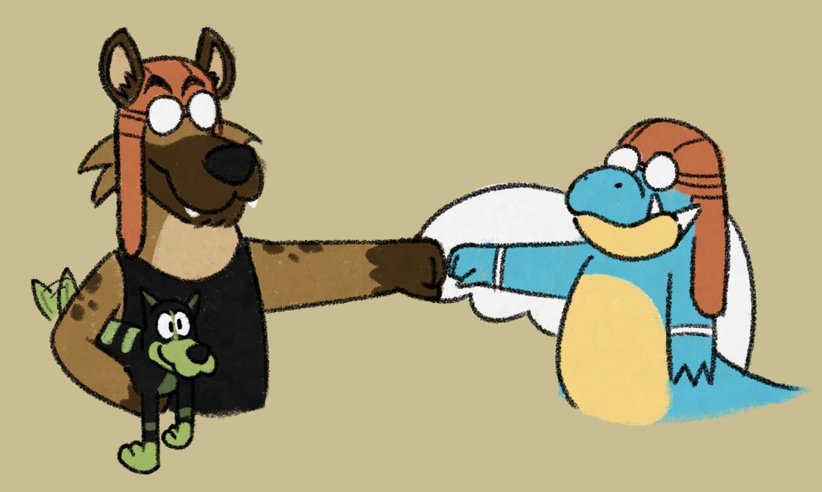 levian_art23's tweet photo. Mokka and his flying-type Croconaw 🐕🐊 https://t.co/y2QMp0HQZY