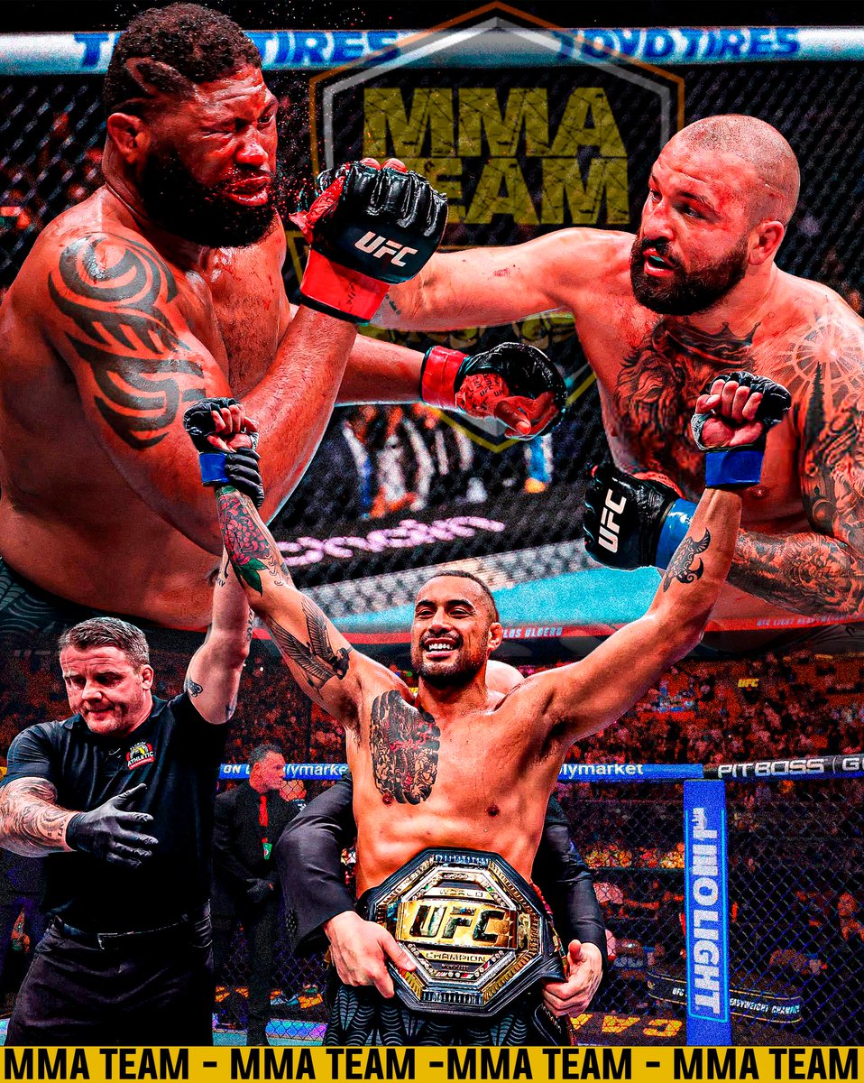 MMATeam100's tweet image. BONOS DEL #UFC327
- Pelea de la noche: Josh Hokit vs. Curtis Blaydes
- Actuación de la noche: Carlos Ulberg y Josh Hokit