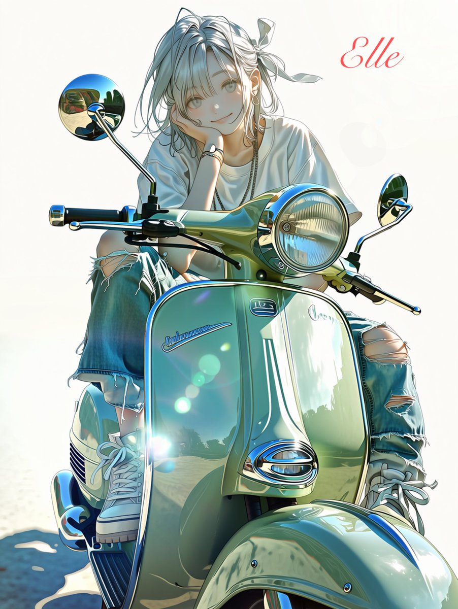 IeVvScYKI048958's tweet image. VespaGirl🛵
#AIイラスト︎︎ #Vespa