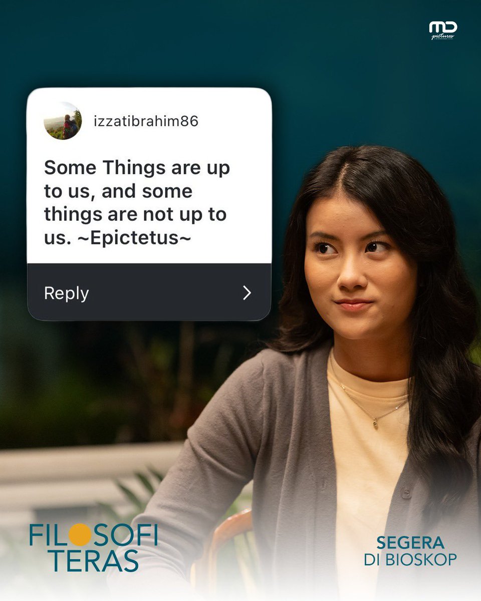 MDPictures's tweet photo. Comment di bawah kutipan favorit kalian ada disini ga? Jangan lupa tag @bukukompas dan @hmanampiring 

FILOSOFI TERAS
SEGERA, HANYA DI BIOSKOP!

#FilosofiTeras
#FilmFilosofiTeras
#BukuFilosofiTeras
#MDPictures https://t.co/3N5t1IJVpN