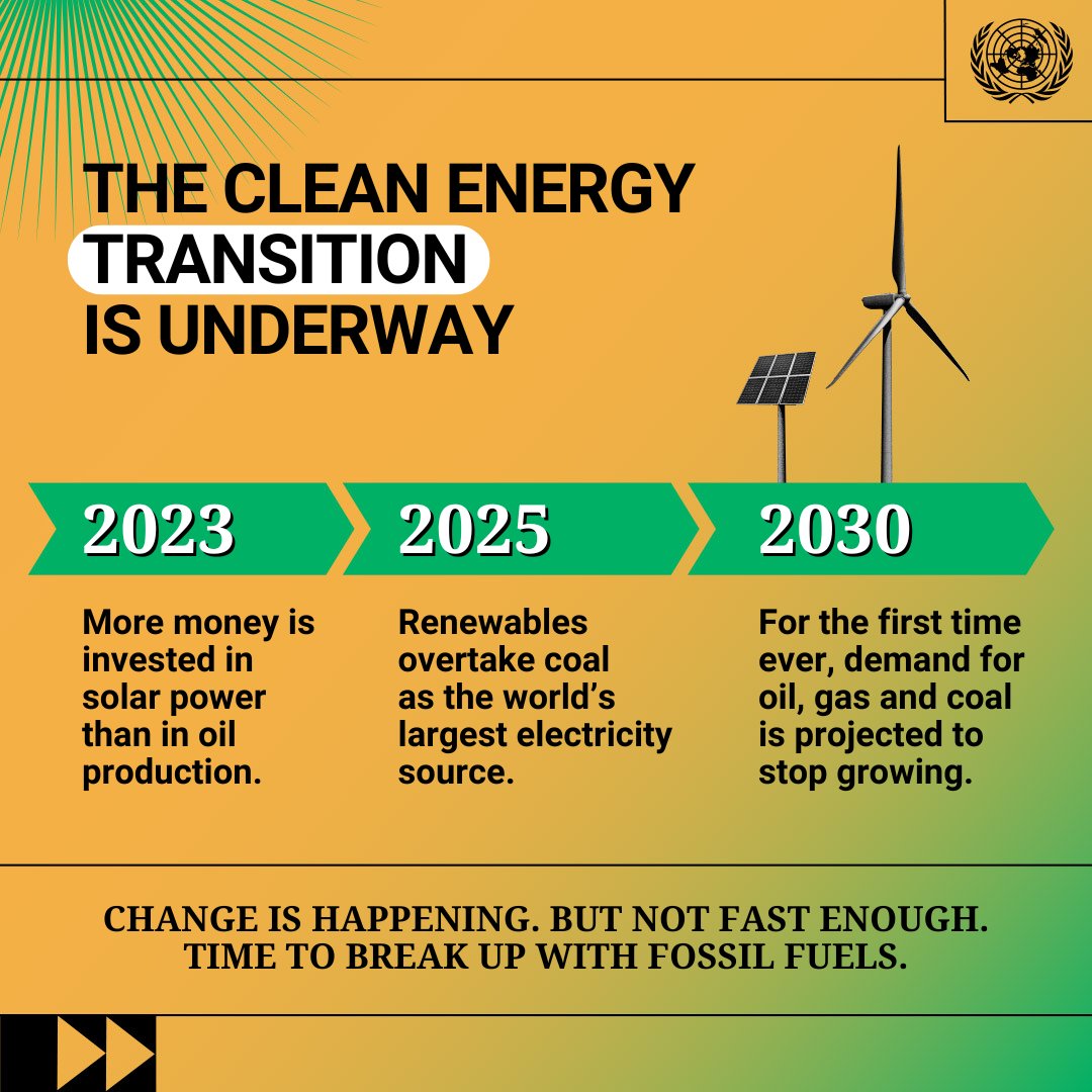 GlobalGoalsUN's tweet image. Every fraction of a degree matters. 🌡️⚠️ To preserve a livable planet, greenhouse gas emissions must be cut by almost half by 2030. The solutions exist, from wind to solar, we just need the collective will to scale them. ☀️💨 #ClimateAction
un.org/climatechange