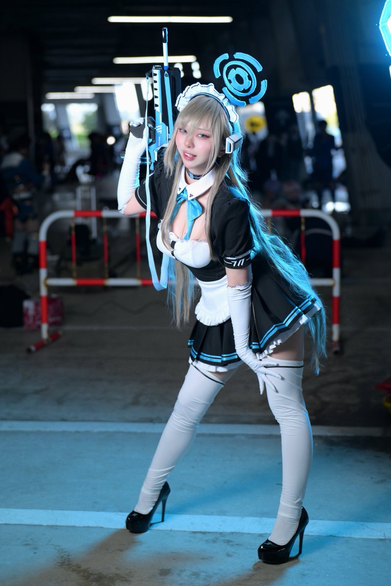 RT @fuuuuuuu00re: cos. 蔚蓝档案 明日奈 #BlueArchiveCosplay #アコスタみずほPayPayドーム福岡