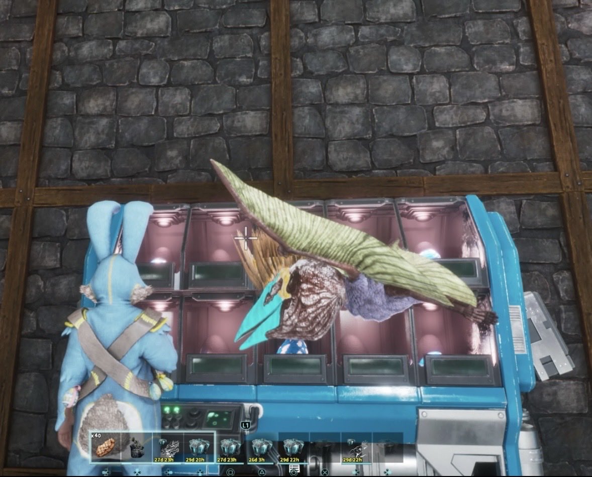 nuts2272's tweet photo. ARK
あれこれ考えながら作業中～
絶妙なカラーとデフォルメ具合で笑ってしまうチビケツァルコアトルスさん https://t.co/uVK5LB6mk6