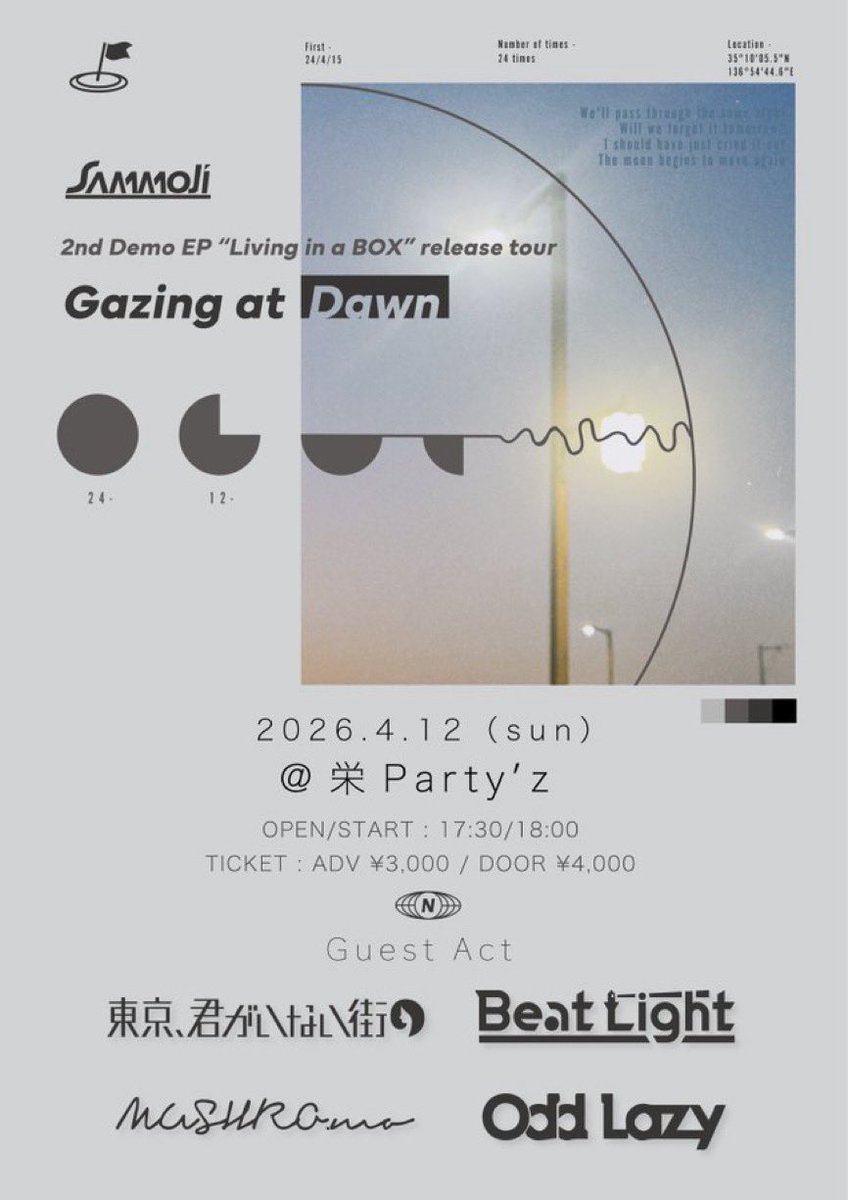 SAMMOJi来店ありがと🐘

今日はツアー名古屋編でParty'z！
メンツ最高！
良い日間違いないんで今からでもぜひ🙆‍♂️