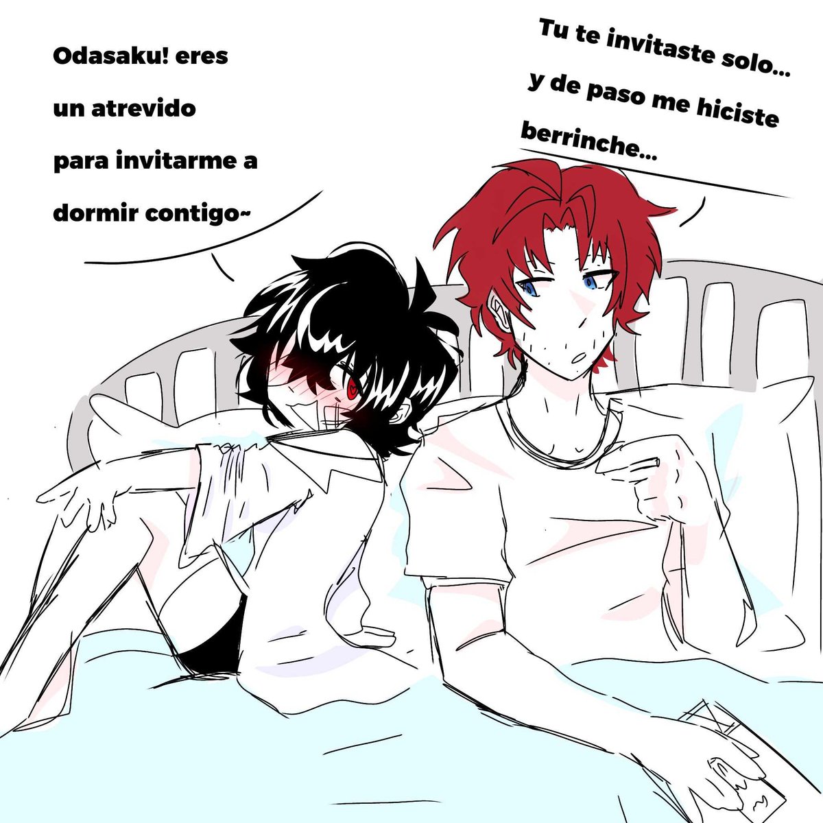 SillySamButter's tweet image. redibujo 
#odazai #織太