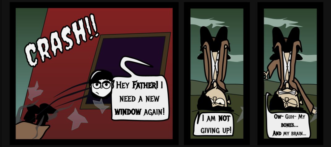 DTFP_Webcomic's tweet photo. These two will be friends for years to come! #HorrorWebcomic https://t.co/RgpiCZ49Xd