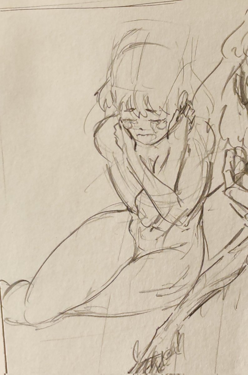 Aisuth6's tweet photo. ͼ(ݓ_ݓ)ͽ... A little sad Pomni 
#pomni #TheAmazingDigitalCircus #sketch https://t.co/YQ0FUcArkq