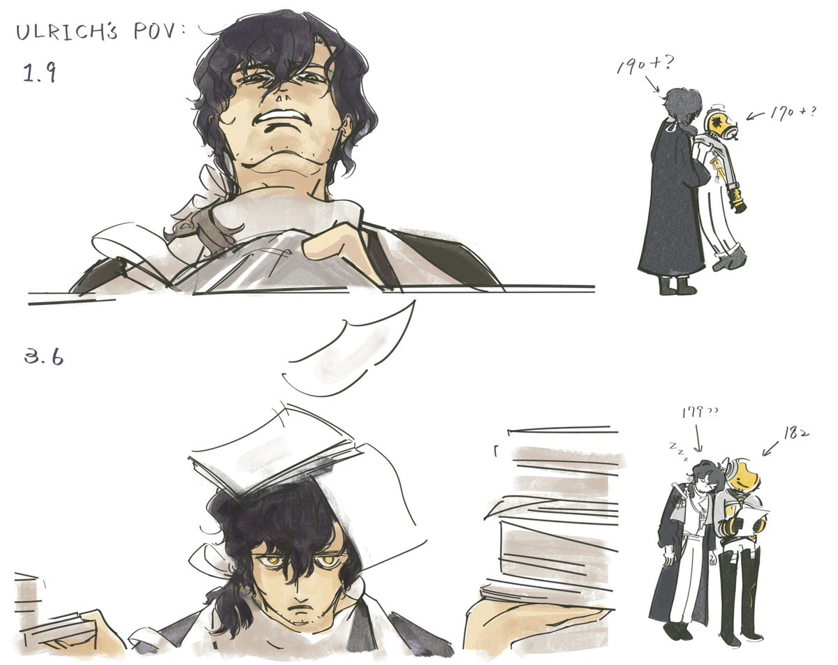 Xin147_Yi's tweet image. I really wanna know exactly how tall Enigma is...

#reverse1999 #Enigma #Ulrich