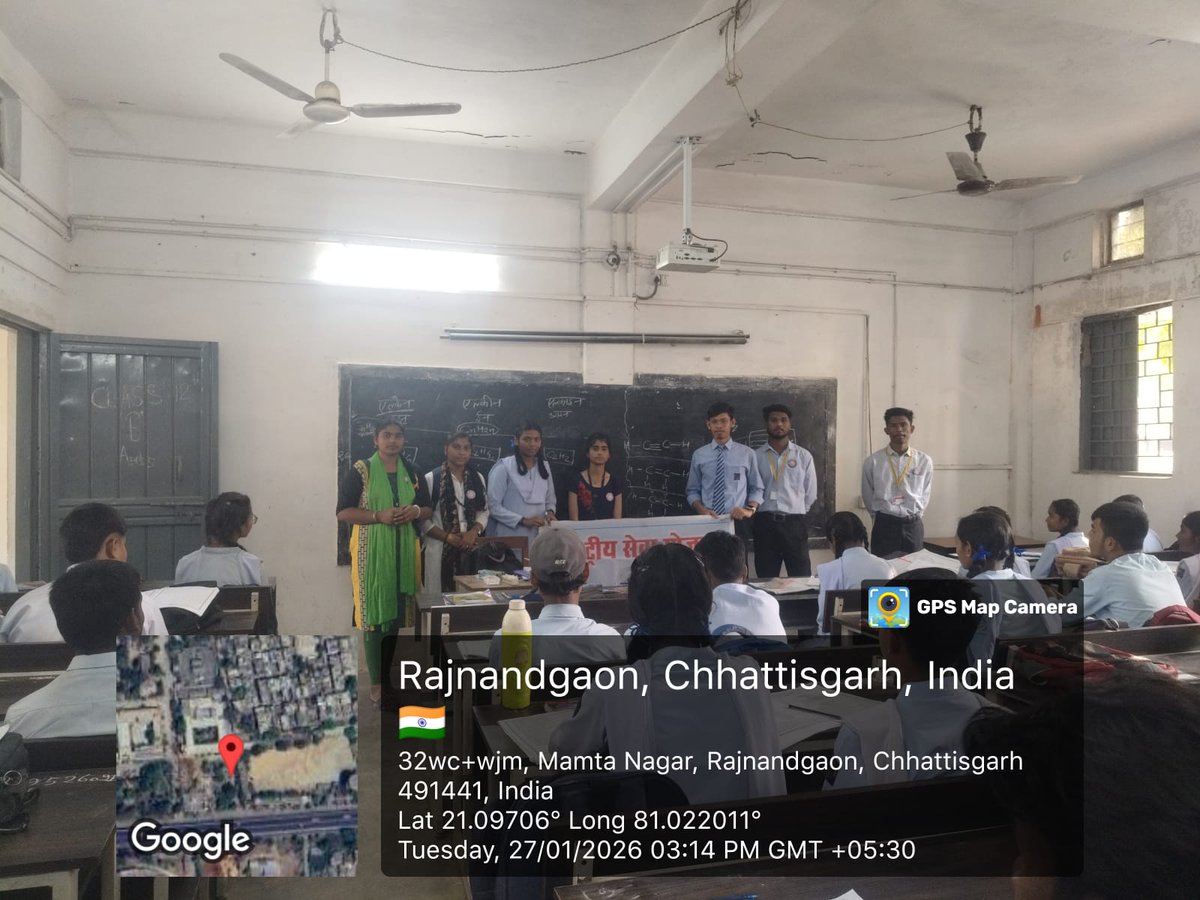 SahuTimmy35019's tweet image. दिनांक 28/01/26 को ठाकुर प्यारे लाल सिंह उच्चतर माध्यमिक शाला #राजनांदगांव में #बाल_सुरक्षा_जागरूकता कार्यक्रम का आयोजन।
#GoodTouch #BadTouch,#सड़क_सुरक्षा व #सुरक्षित_इंटरनेट उपयोग की जानकारी।
#POCSOAct 
#NSS #ChildSafety 
@nssdmvrjn