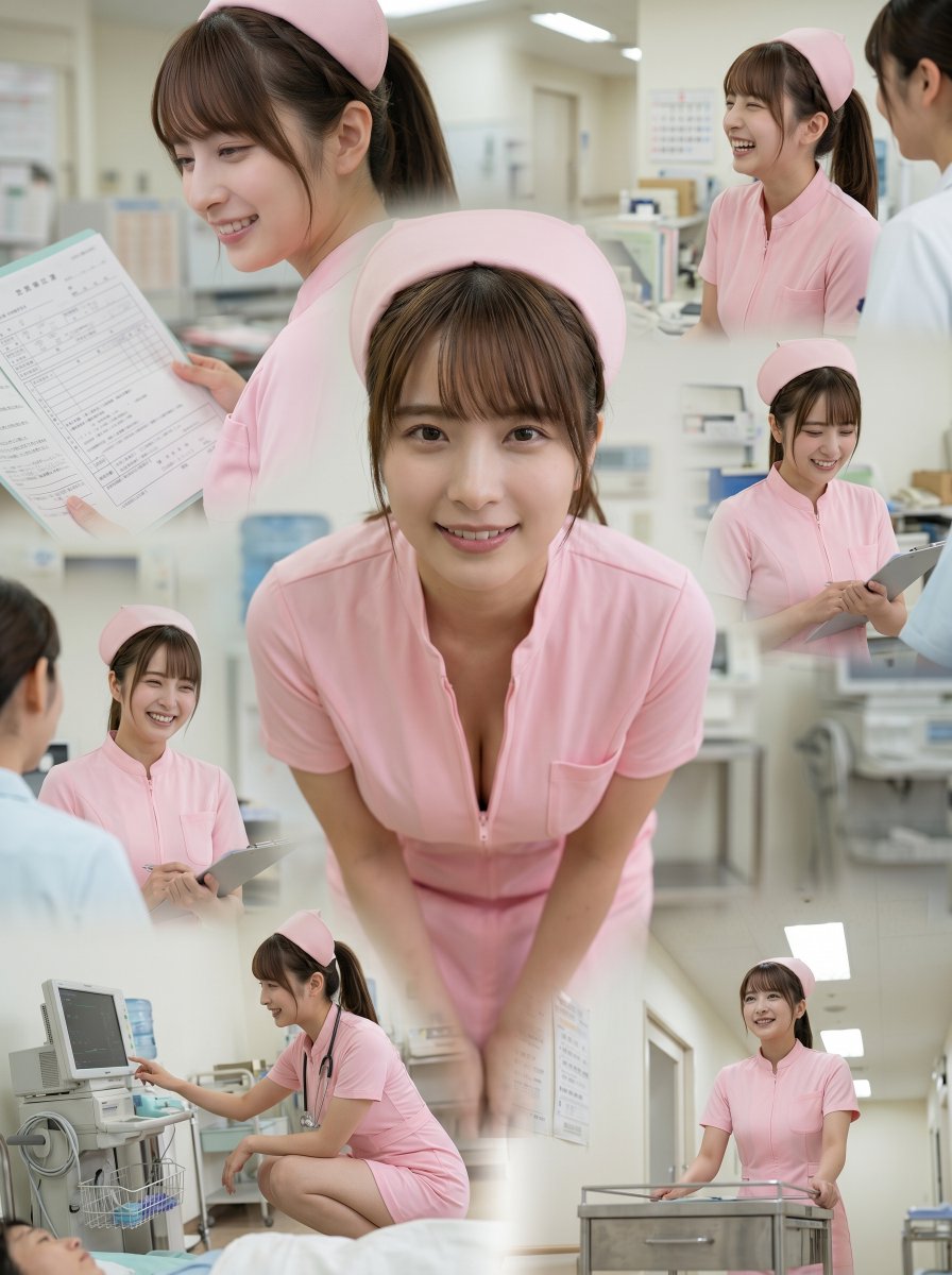 image__lab's tweet image. 19時の診察のお時間です💉✨
ナースのお仕事は大変ですが楽しいですよ🥰

患者さんに頼られて感謝されるので
充実感があります💕💕

会社員がお客さんから感謝されると嬉しいのと同じではないかと思います🥰

はじめて言われた「ありがとう」は一生忘れません

#SFW #AIart Fictional digitalart