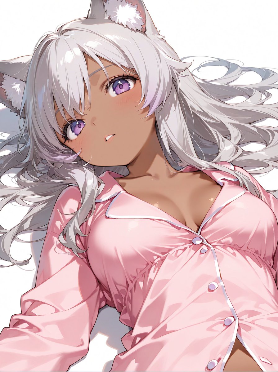 Venom_Creations's tweet image. おはようございます☀

#AI #銀髪ケモ耳少女