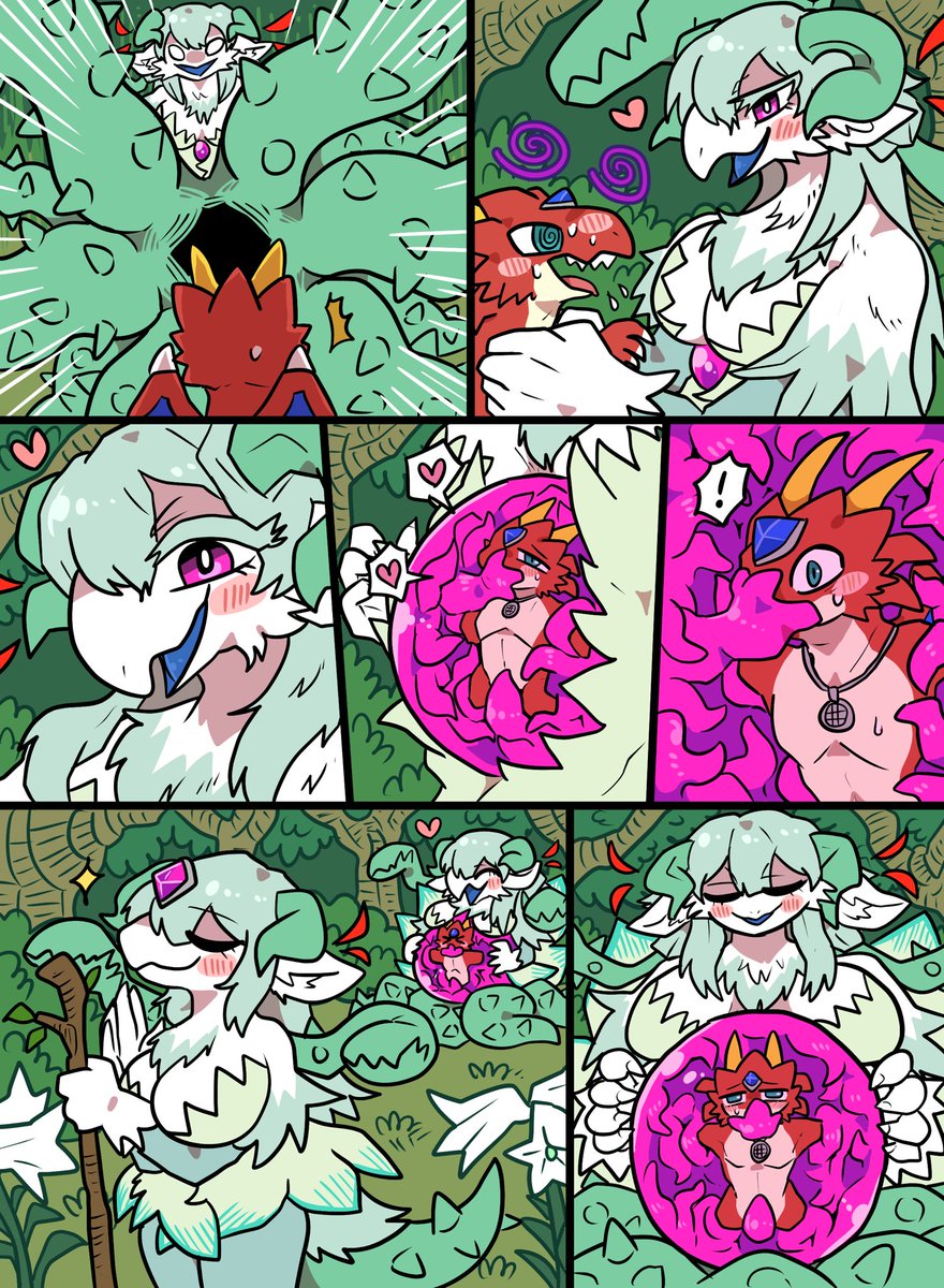 skebを納品しました🌷🐲