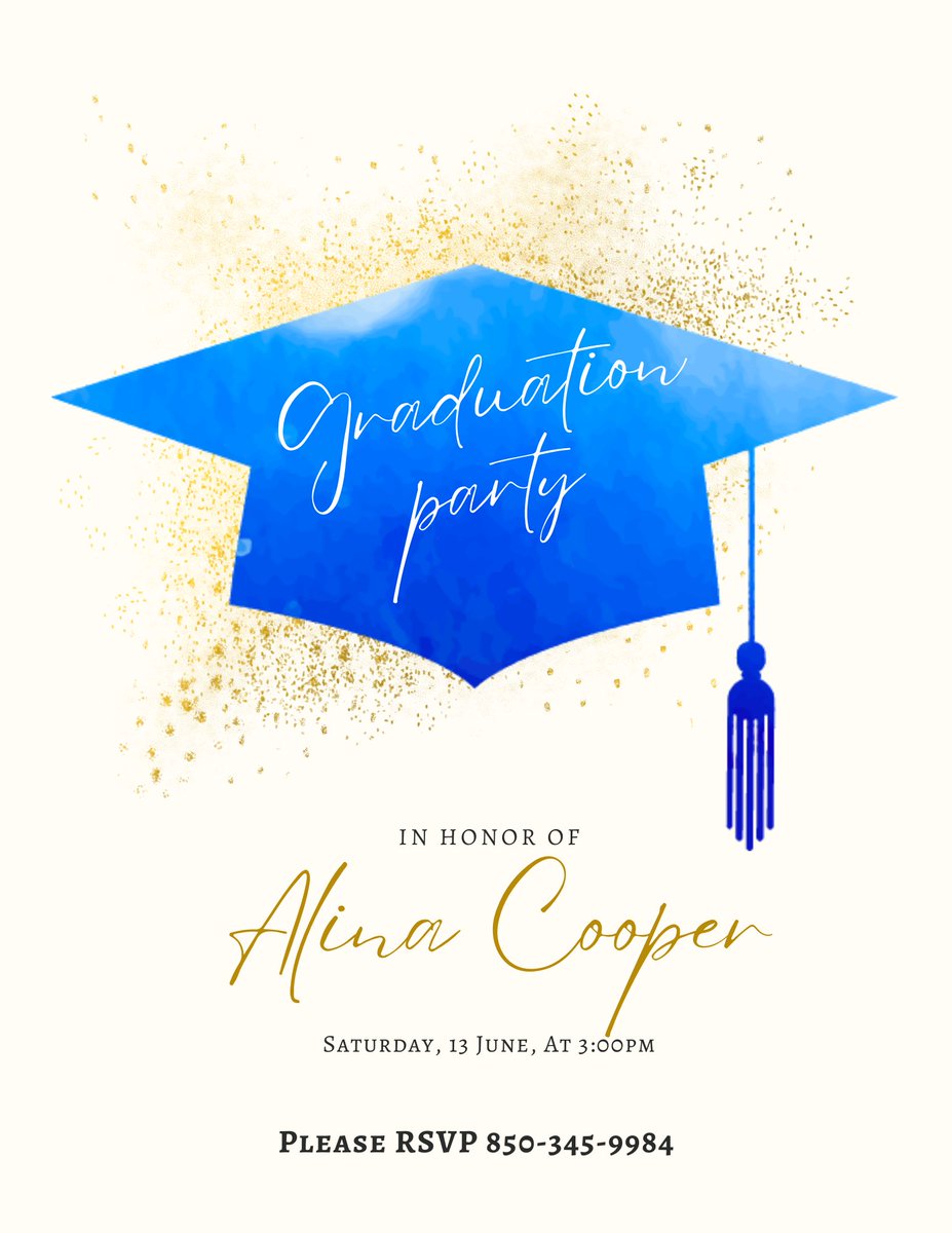 CdCooper321's tweet photo. Posting this here because so many of Alina’s favorite people are from this community💕
You’ve been part of her life, her growth, &amp; her biggest moments. We’d LOVE to have you celebrate this one with her 🎓✨
Open invite! Please RSVP ASAP by texting the number on the invite.👩‍🎓 https://t.co/WqgcdVPHNs