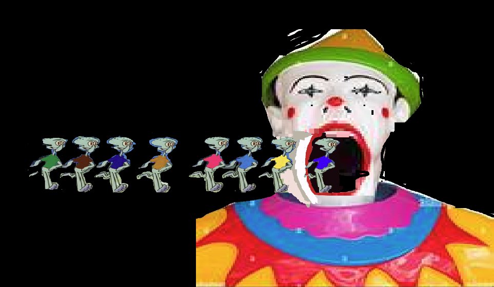 abusive clown stroking his shit tweet media