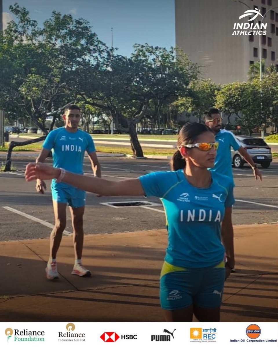 afiindia's tweet image. Gearing up 🇮🇳⚙️

#WorldRaceWalking #IndianAthletics #AFI