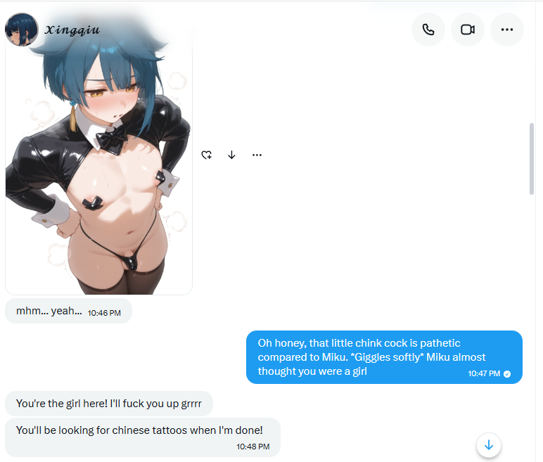 BWCMiku's tweet photo. @SteamMirage Was so high and Mighty at first, but then Miku got through to him https://t.co/0tAKii4sV3