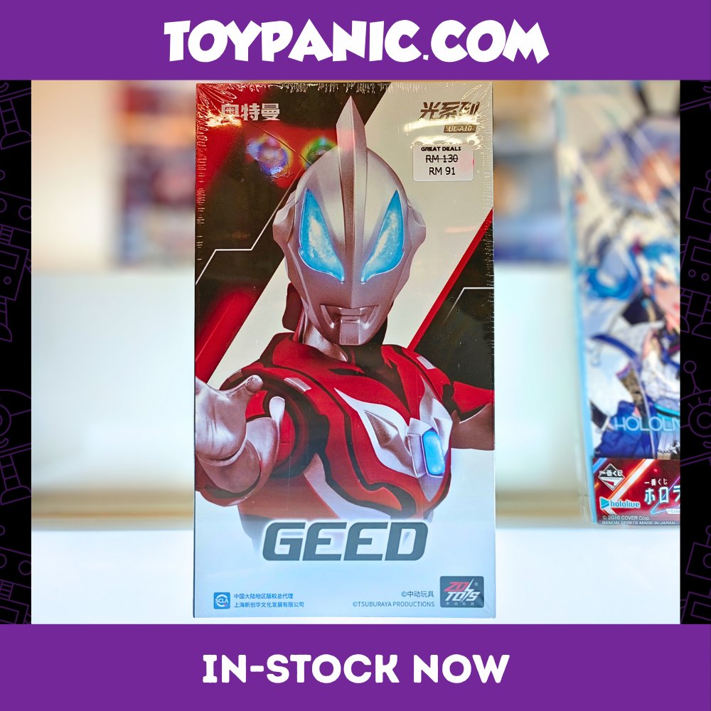 ToypanicMsia's tweet image. ⭐IN STOCK HIGHLIGHT OF THE DAY⭐

🔴Ultraman Geed
👉toypanic.com/toy.aspx?p=173…

#toypanic
#base1midlandspark
