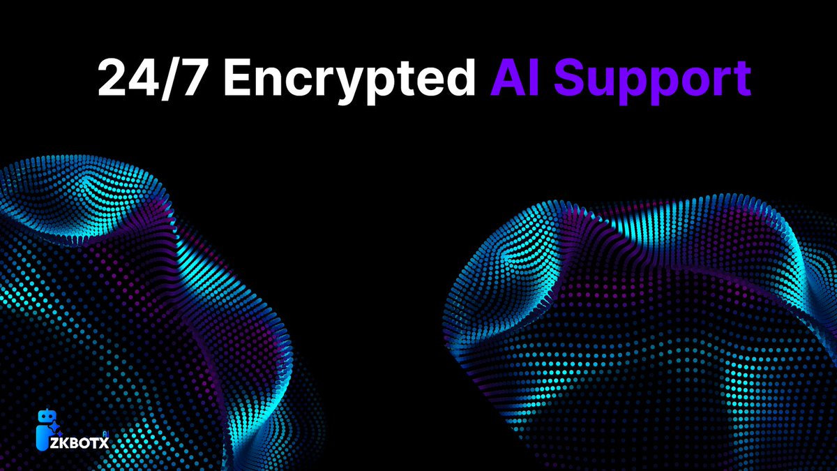 zkbotxAI's tweet photo. Web3 doesn’t stop — and neither should AI infrastructure.

24/7 encrypted AI support means systems can operate continuously while preserving privacy and trust boundaries.

Always available.
Verifiable by design.
Built for decentralized environments.
This is the direction we're building with ZKBotX. ⚙️

#ZK #AIInfra #Web3 #Privacy