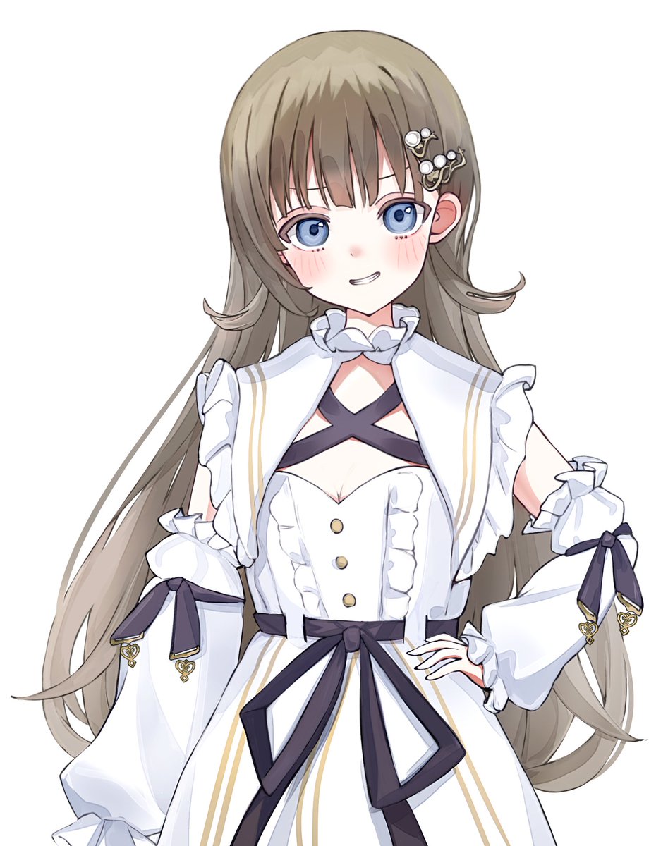 元気なお嬢様💐 #はなぶさの絵