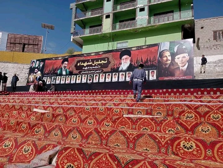 sameersadiq76's tweet photo. شہید راہ حق رہبر معظم سید علی خامنہ ای کی چہلم کے سلسلے میں میونسپل سٹیڈیم سکردو جلسہ گاہ میں تیاری عروج پر
#امن_کا_سفیر_پاکستان #بلتستان #سکردو
#Iran #IranWar‌ @Ibrahim_alFiqar @IR_News2 @IranArmystan_ https://t.co/2wwmHqFADg