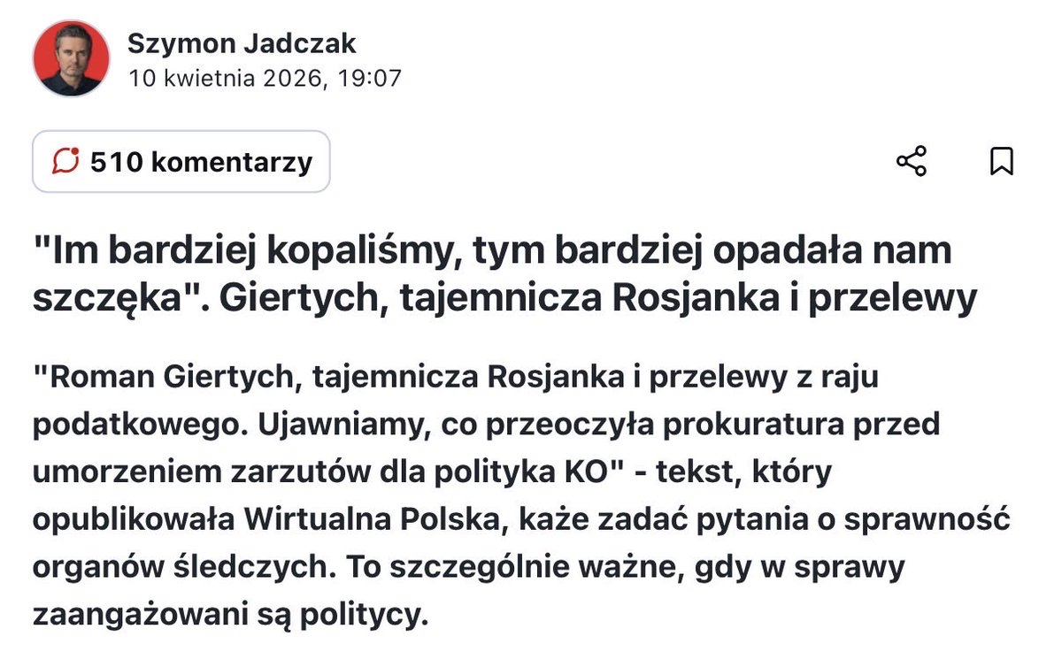 Adam Czarnecki tweet media