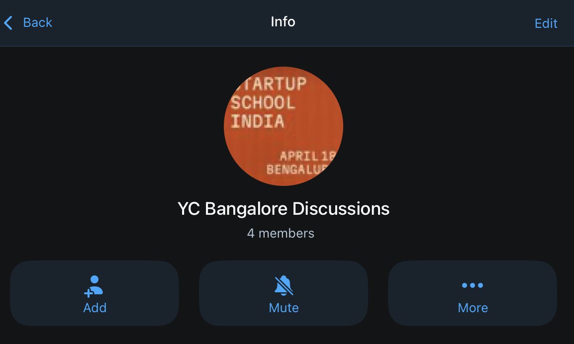 AroraBhavyam's tweet image. Making a group for all those who are coming around @YC Startup School Bangalore… 

Comment down if you wanna be a part of it! 👇

*Only builders, no college students, sorry