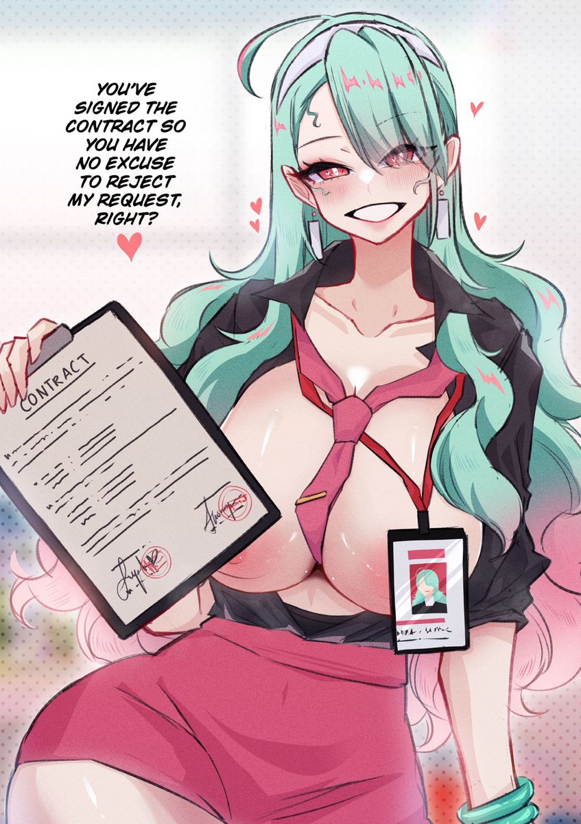 _mamaprofennn's tweet photo. Don't tell me you already forgot about the contract, no? 😊 https://t.co/VHg074ebrY