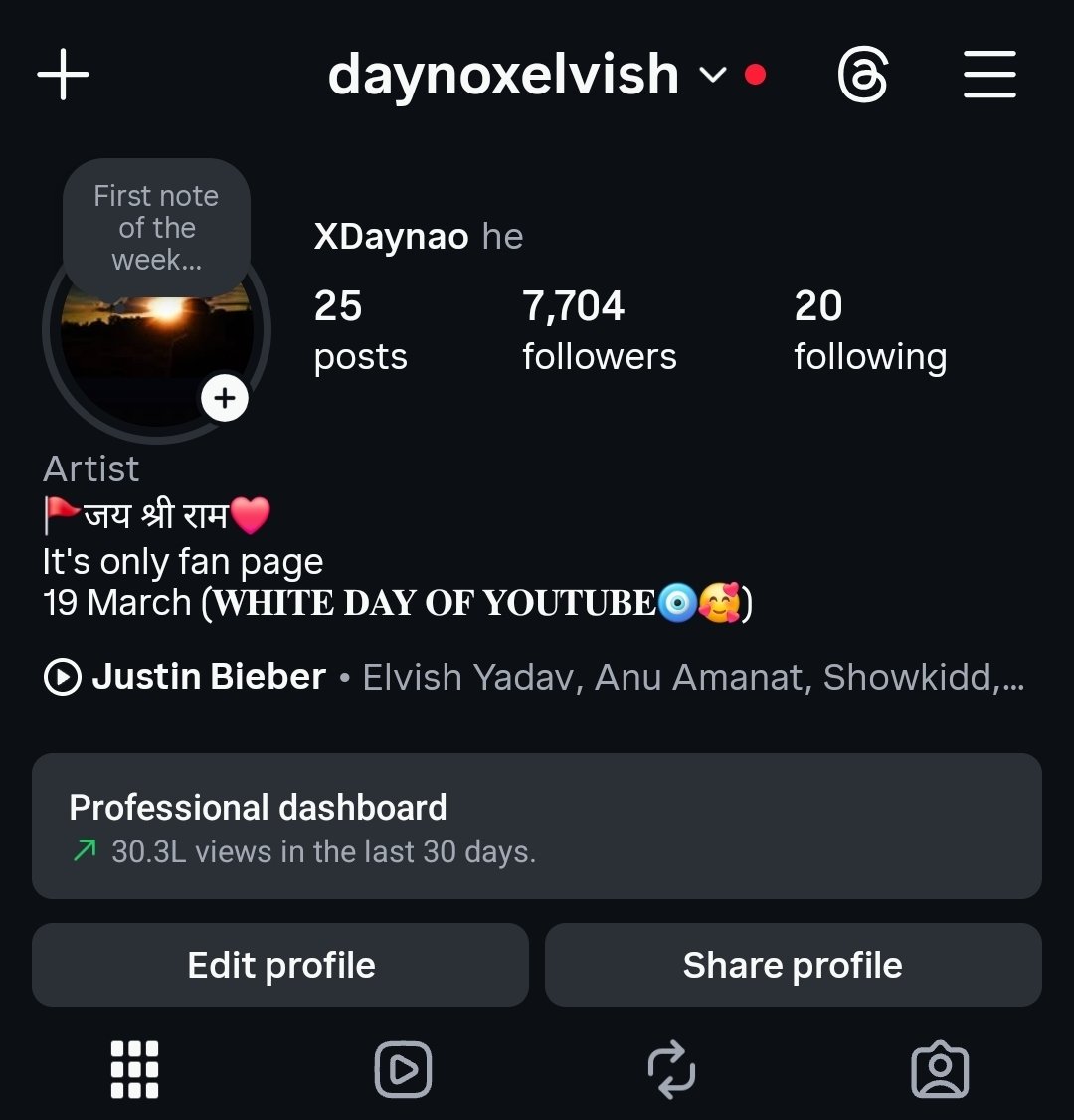 My #Instagram dashboard from the last 30 days just hit 3.03M views🚀
My last Reel was uploaded on April 3rd — and this incredible support is all thanks to the #ElvishArmy 🙌
Huge shoutout to you all, and special thanks to <a href="/HarshY0008/">Harsh Yadav</a> ❤️
#ElvishRaosahab #ElvishYadav