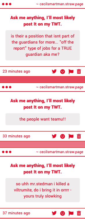 Cecil Stedman. tweet media