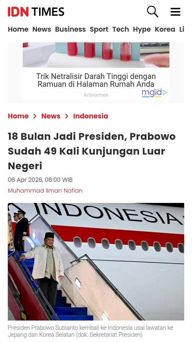 Abubung's tweet photo. @BarisanOpOsisi Jadi rata2 setiap 11 hari jalan2 pake pesawat kepresidenan, bawa rombongan, diongkosin, KELUAR NEGERI. MANTABBB!!! 👏👏👏👏 https://t.co/clo2TG2IUg