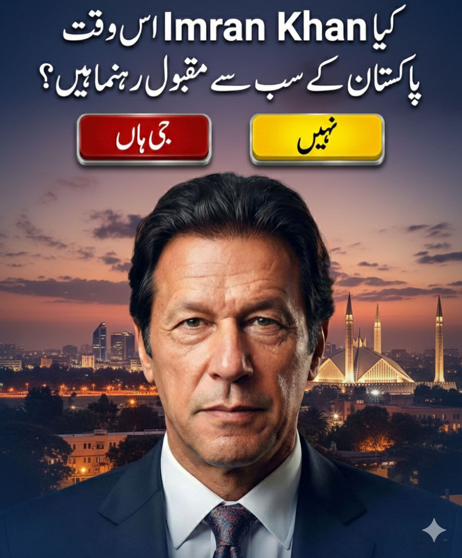 کیا عمران خان صاحب اس وقت پاکستان کے سب سے مقبول لیڈر ہیں؟؟