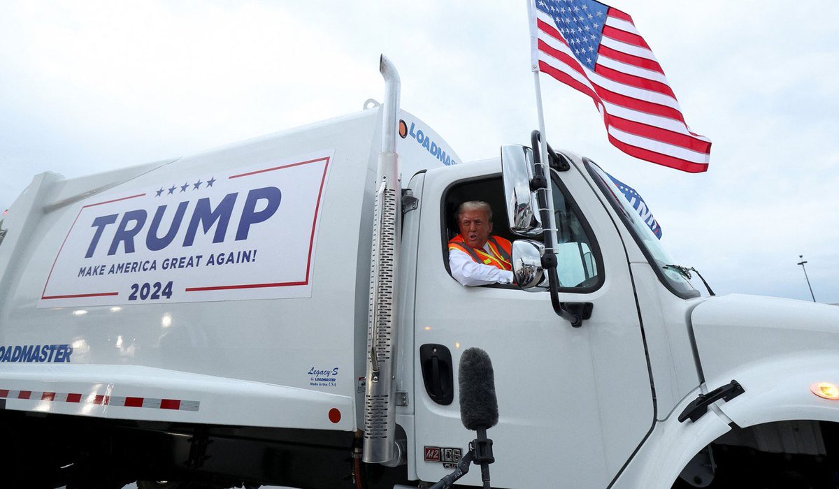 abigtroutt's tweet photo. @EdKrassen @EdKrassen your hero picks up the trash, mine takes it out. https://t.co/w8eJKw5jCC