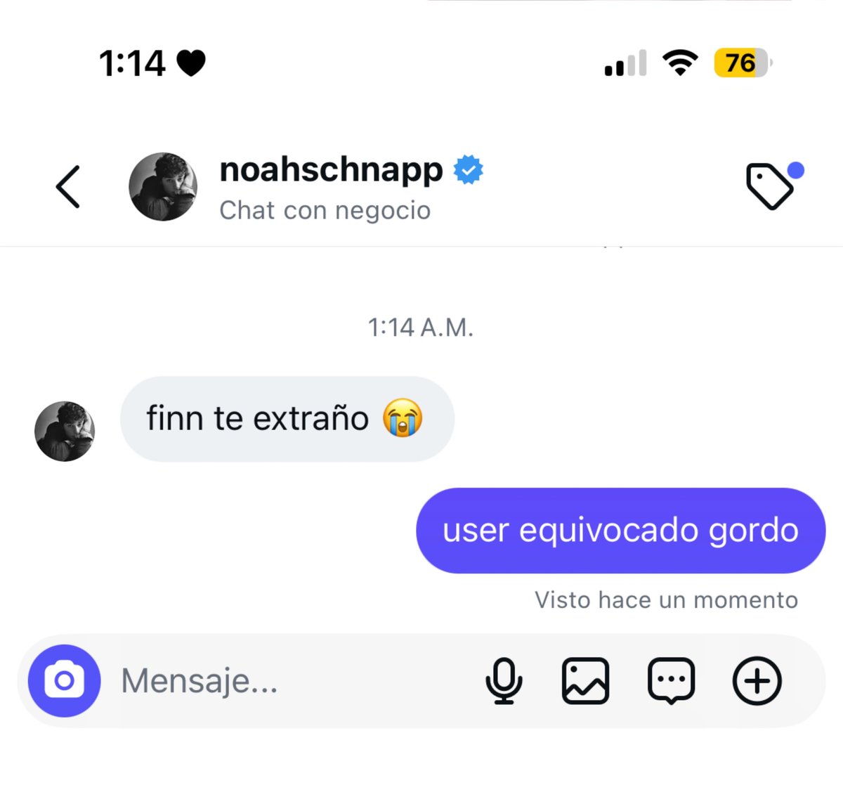 chicas, no me la van a creer