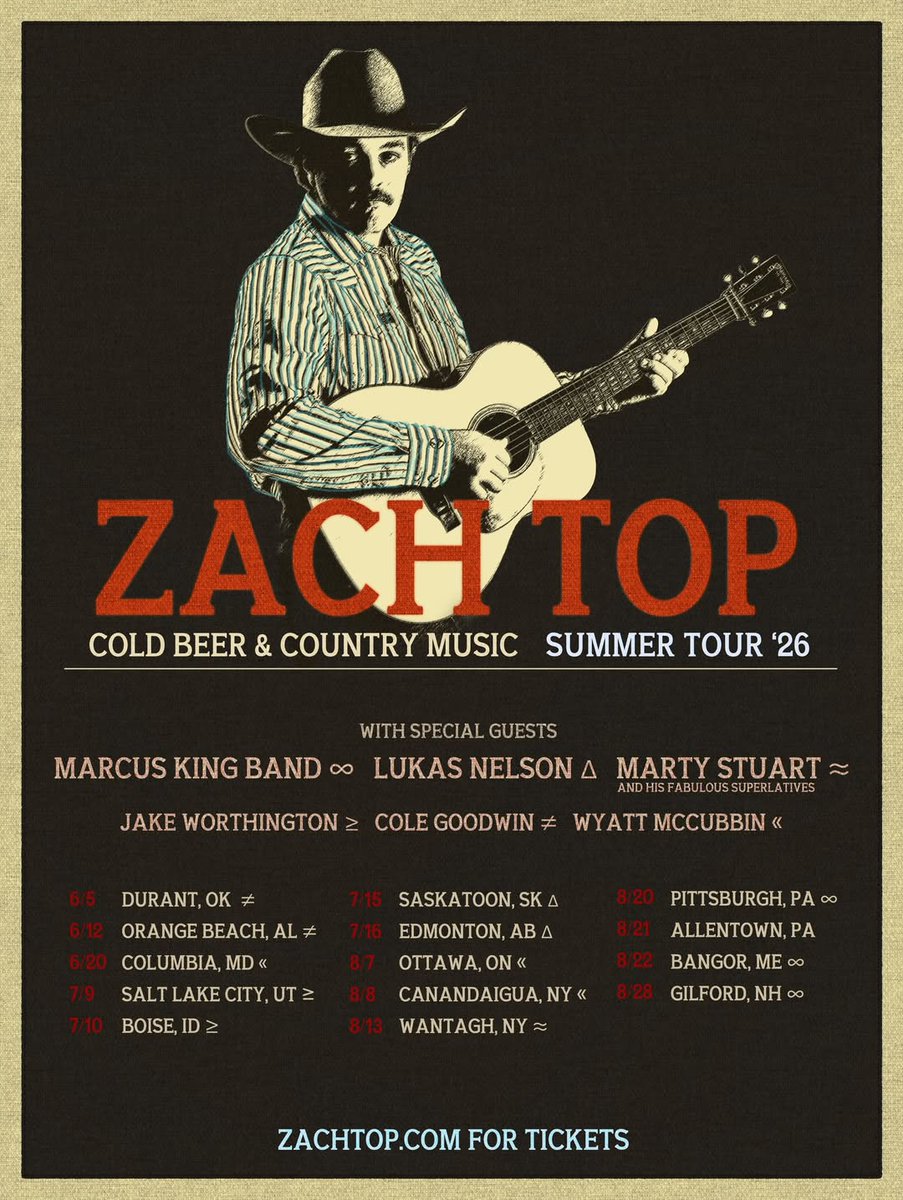 Zachtopcountry's tweet image. There's nothing better than summer time, cold beer &amp;amp; country music... so we're hitting the road again with a brand new tour!

#countrymusic #coldbeer #tour
