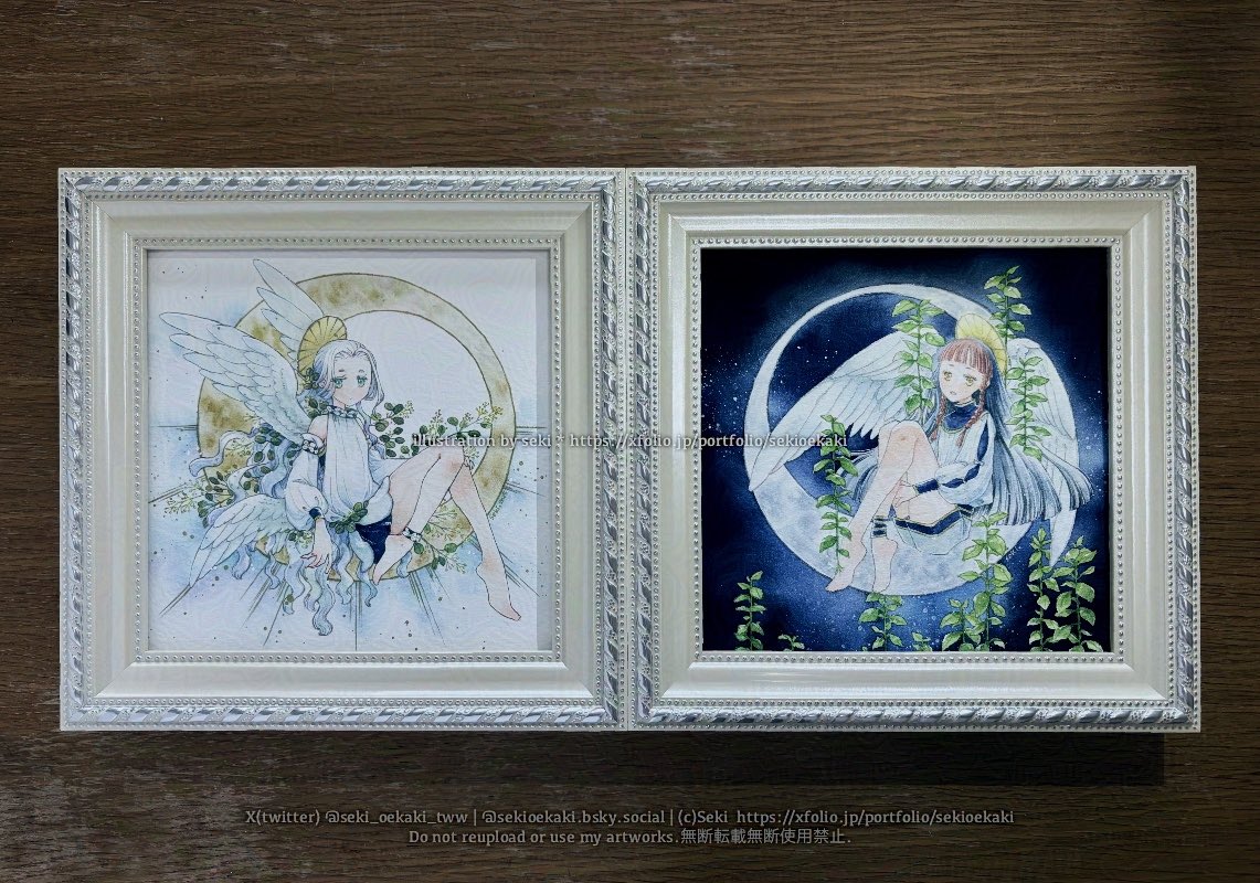 seki_oekaki_tww's tweet photo. 透明水彩で天使やおかっぱの子をよく描いています！よろしくお願いします！٩( 'ω' )و
#春の創作クラスタフォロー祭り https://t.co/95S6ZPdg4l