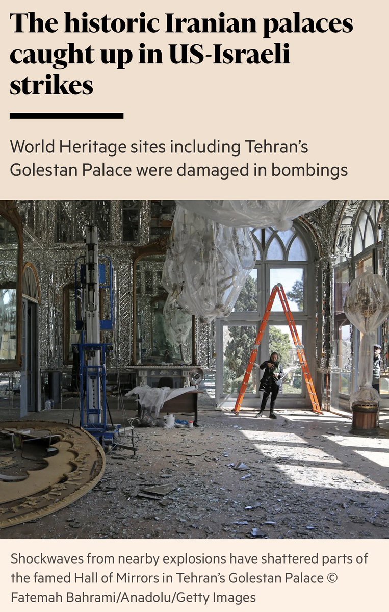 peteroborn's tweet photo. As if the loss of civilian lives isn’t enough, and the targeting of civil infrastructure unforgivable, this is simply heartbreaking. When will America and Israel be held to account? https://t.co/pdxZ35Mylr