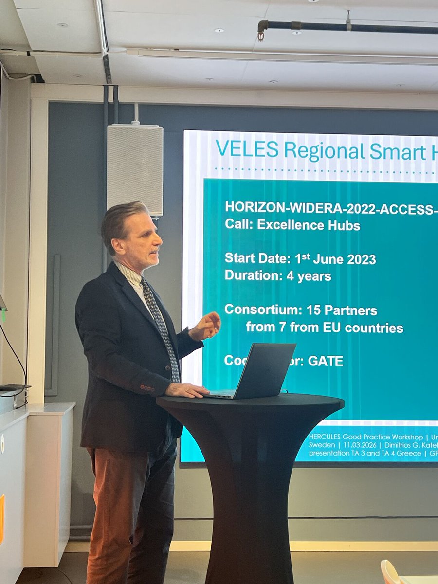VELESHub's tweet image. We’re proud that VELES was represented by the Hellenic Digital Health Cluster (HDHC) at the Regional Development Fund of Attica during the Interregional Learning Event of the HERCULES Project in Sweden. 👥

🔗 Learn more: lnkd.in/d5we9d9C

#VELES #DataSpace #HealthData