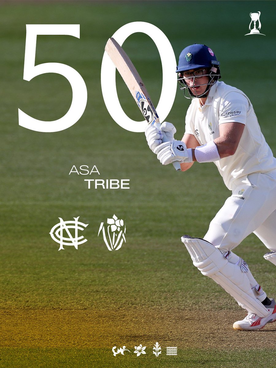 GlamCricket's tweet photo. Taking on the champions in their own backyard. 👊

A 47-ball fifty from Asa Tribe at Trent Bridge. 👏

WATCH LIVE: https://t.co/Txn8YVM2HQ 

#NOTvGLA 
#OhGlammyGlammy https://t.co/lOLjmrZz4i