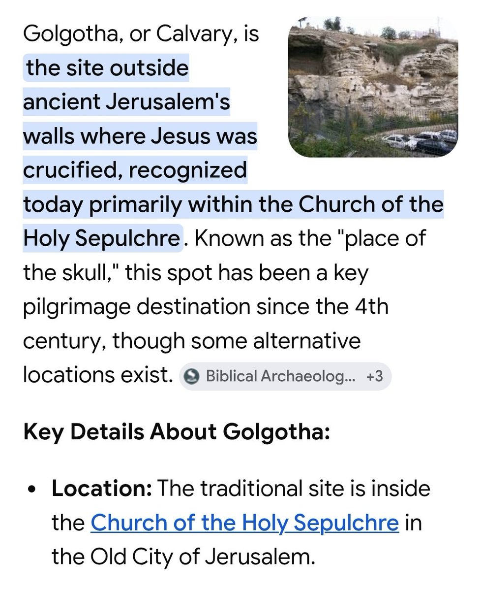 rsb1717's tweet image. The stone stunned Goliath, then David cut off the head. The head was later buried near Jerusalem at Golgotha, 'Place of the Skull'. That is also where Abraham took Issak for sacrifice but a ram caught in thorns was- "the Lord provides."

Christ was crucified on that same hill.
