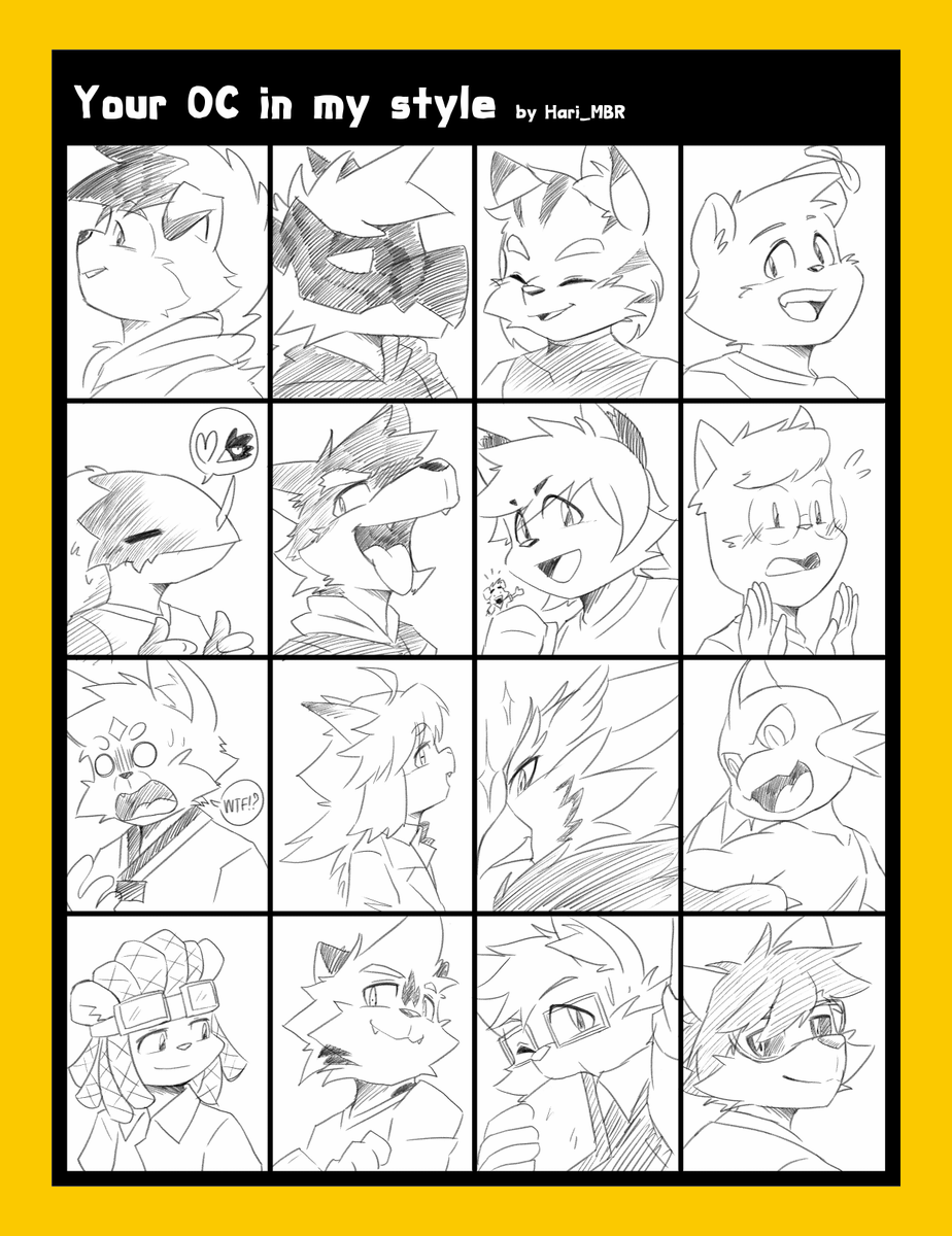 Hari MiddleBlueRabbit (Commission Open) tweet media