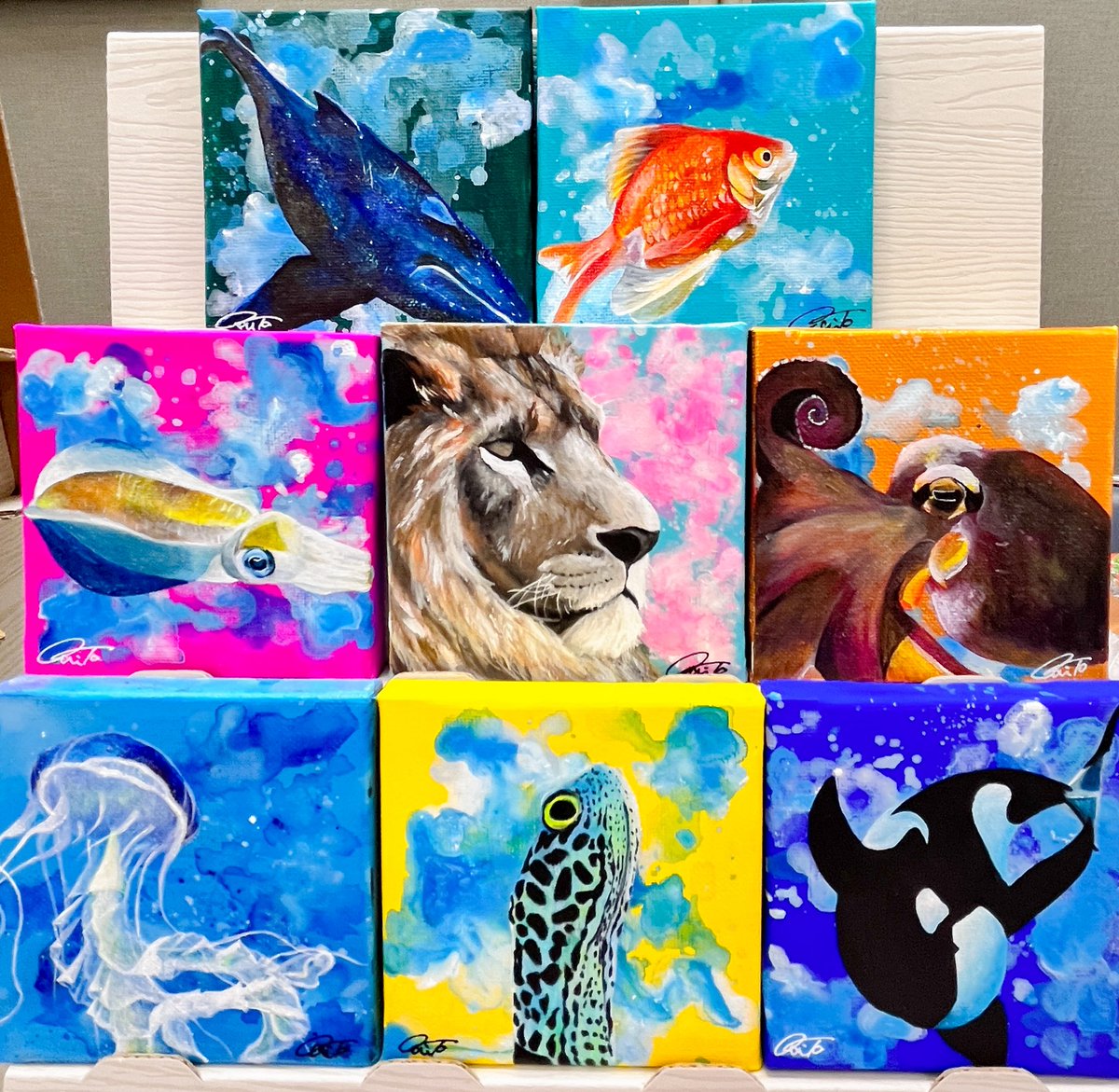 桜雨 はると✧動物画家✧ tweet media