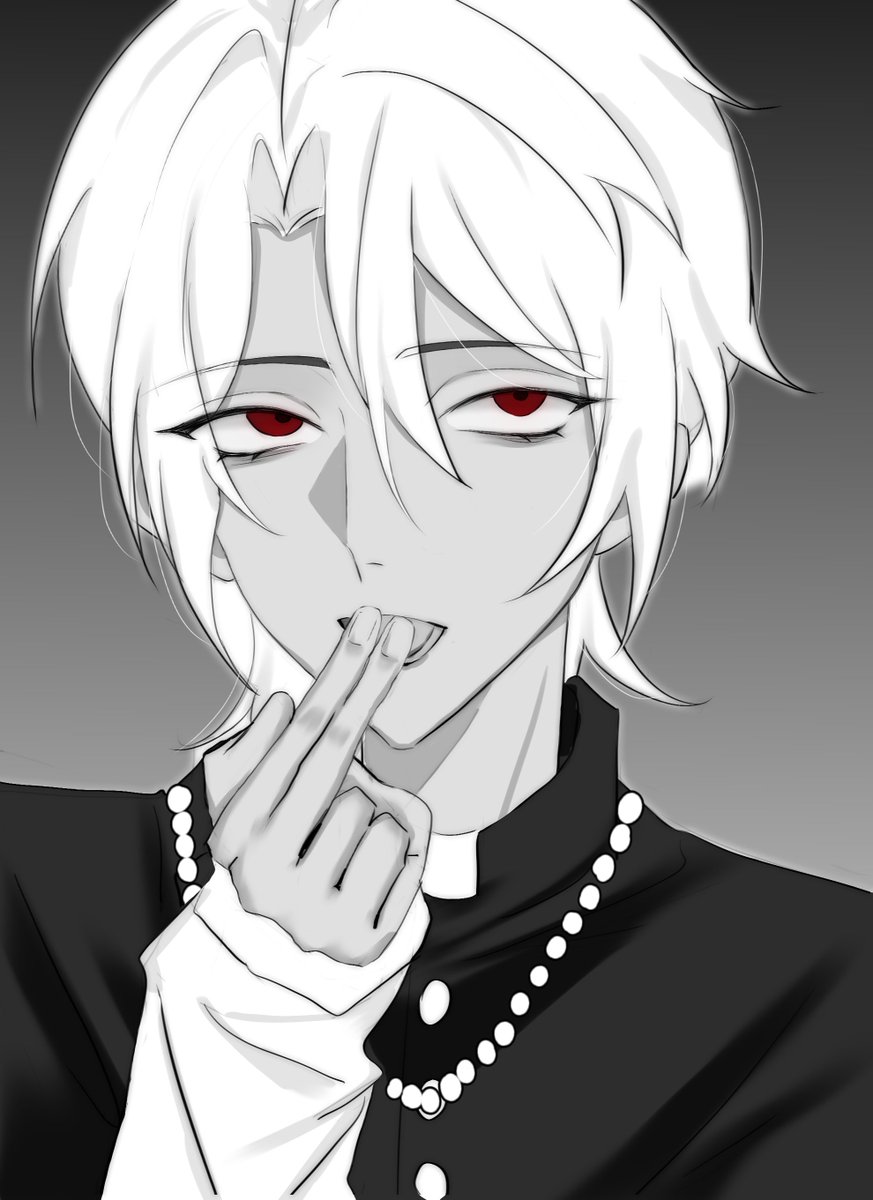 蓝色的雨飘落在诺艾的发梢 tweet media