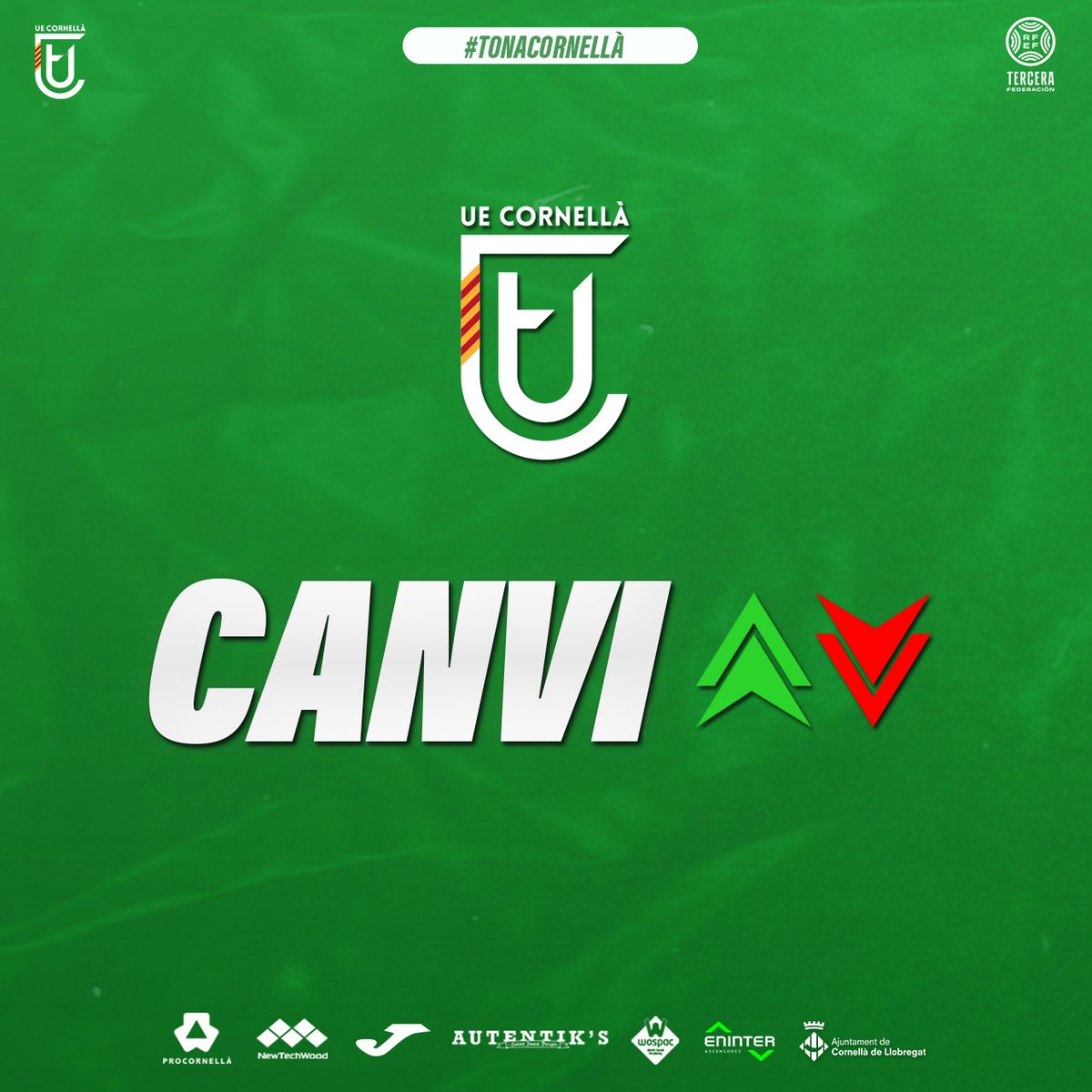 UE Cornellà 💚 tweet media