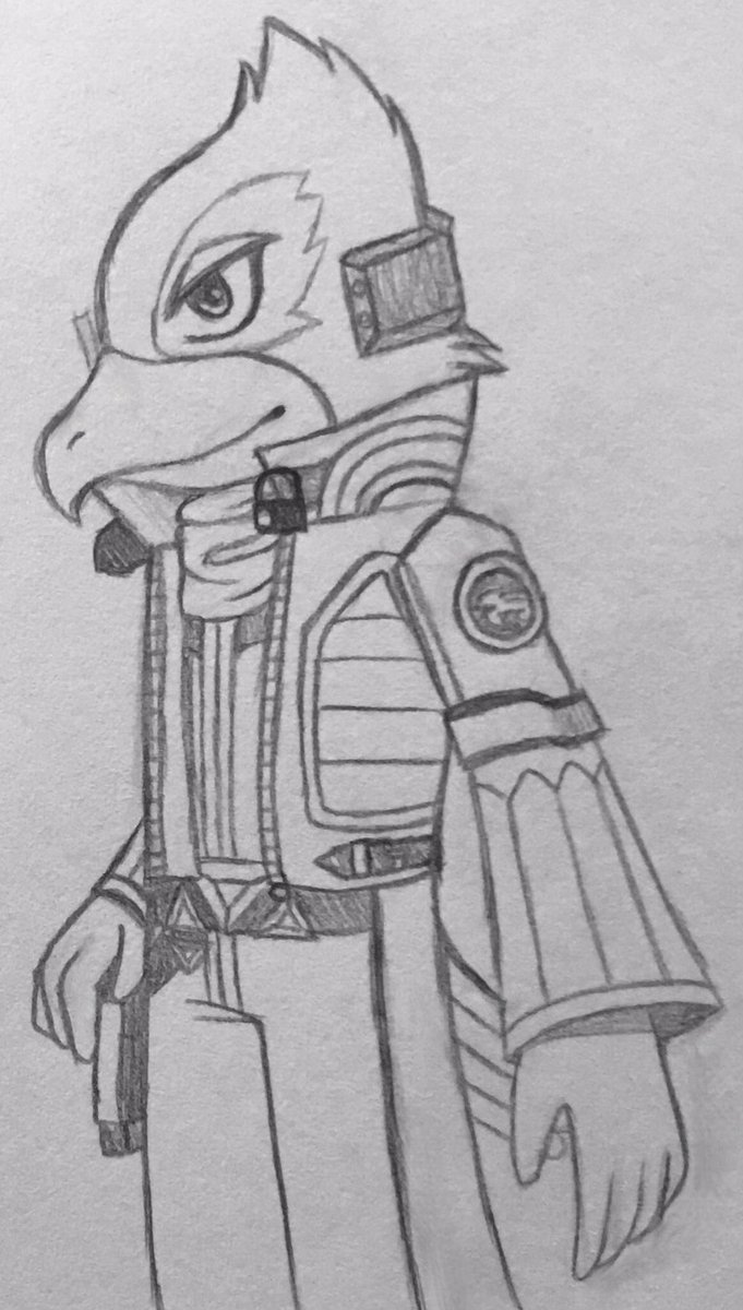 PastelDaifuku's tweet photo. I hope you don't mind the doodles of the Star Fox team. I just really wanted to show them off. (I never played any of the games.) I thought these characters were fun to draw. (1/2)

#starfox #starfoxfanart #starfoxgame #fanart https://t.co/oyraohozzy