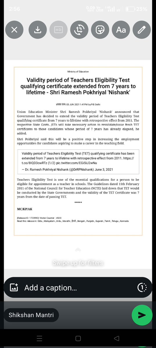 <a href="/Mukesh_vala12/">અગ્નિ_અસ્ત્ર 🇮🇳</a> પ્રિય ગુજરાત સરકાર 
પ્રણામ.
 માનનીય મુખ્યમંત્રી શ્રી <a href="/Bhupendrapbjp/">Bhupendra Patel</a> જી આપના વિશે લોકો માં એવી માન્યતા છે કે આપ ખૂબ સંવેદનશીલ છે, પણ આપની સંવેદનશીલતા ટેટ1 ની ભરતીમાં હજારો એવા ઉમેદવારો કે જેણે 2011 થી 2023 ની વચ્ચે ટેટ1 પાસ કરી એના માટે કેમ નથી જાગતી?
#TETLifetime
હજારો ઉમેદવારો