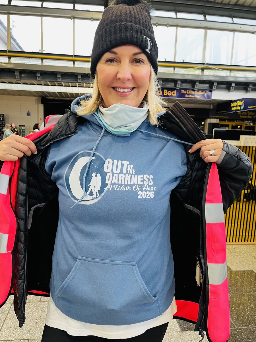 chrisspirit84's tweet image. There was great sense of community purpose &amp;amp; reflection this morning as I joined colleagues &amp;amp; supporters 🤗 @bfastmenshealth @SAG_CreditUnion @UnisonRvh @BelfastTrust for @west_wellbeing annual #OutOfTheDarkness💡A Walk of Hope🕯️from @KCbelfast to 🚶‍♀️👣 @DairyFarmSC 🫶 #Support 👏