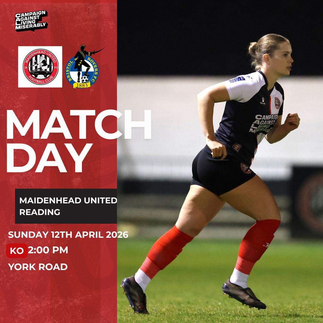 Match Day | Magpies welcome the Pirates to York Road.

🎟️ Adults £5 | Concessions £2 | <a href="/MUFCYorkRoad/">Maidenhead United</a> Gold Members.